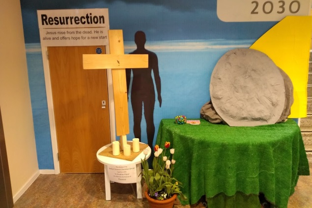 Sefton Council Easter resurrection display 1